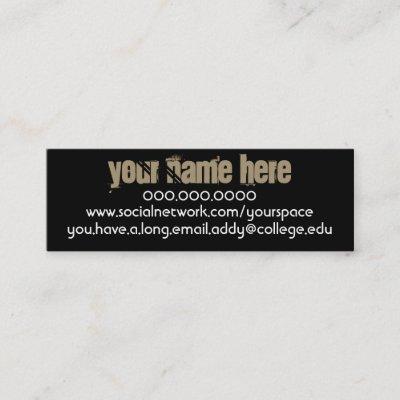 Paparazzi Personal Contact Cards