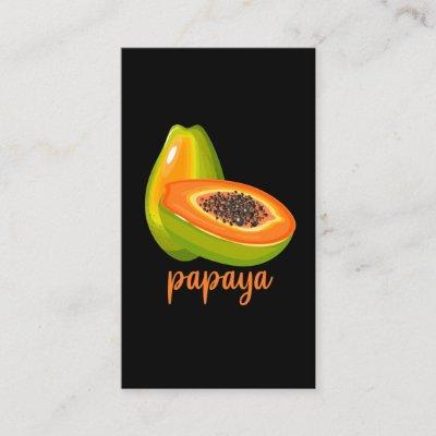 Papaya Lover Vegan Summer Fruit