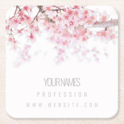 PAPER COASTER  : CHERRY BLOSSOM