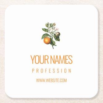 PAPER COASTER  : ORANGE BLOSSOM