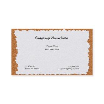 Paper on Cork Board