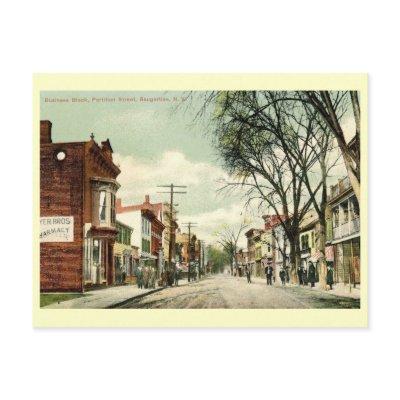 Partition St., Saugerties, New York Vintage Postcard