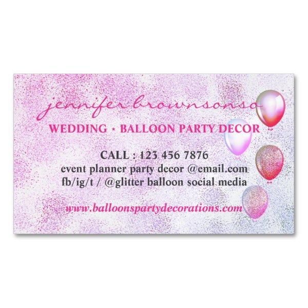 Party Celebration Occasion Planner Balloons  Magnet