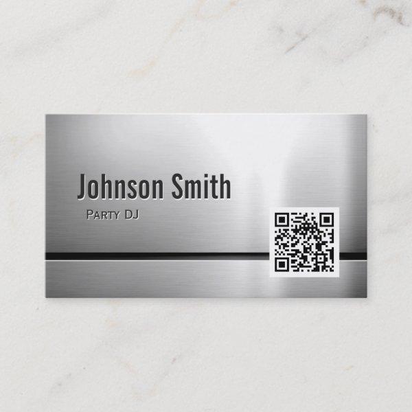 Party DJ - Stainless Steel QR Code