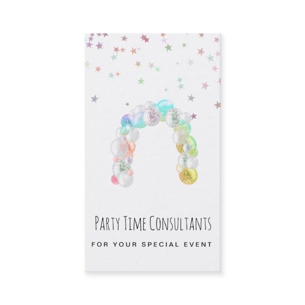 *~* Party Event Planner Rainbow Balloon  Business