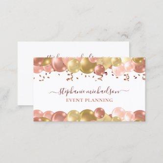 Party Planner Rose Gold Balloon