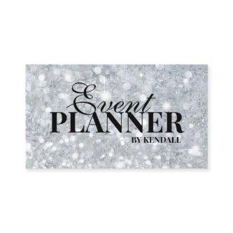 Party Rental Event Planner Tableware Glitter Grey