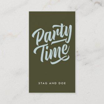 Party Time Ticket