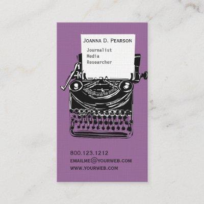 Passion Purple Vintage Antique Typewriter Writer
