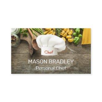Pastas on Table | Chef Hat