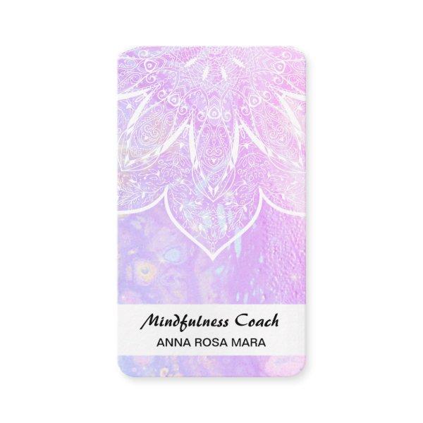 *~* Pastel Abstract QR code Mandala Foil AP2