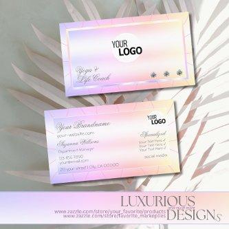 Pastel Colorful with Diamonds and Logo Multicolor