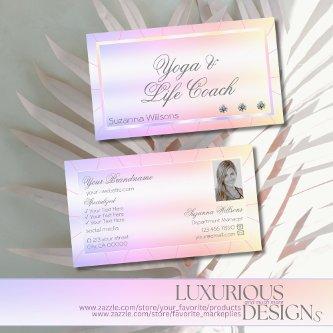 Pastel Colorful with Diamonds and Photo Glamorous