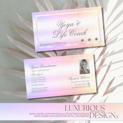 Pastel Colorful with Diamonds and Photo Glamorous
