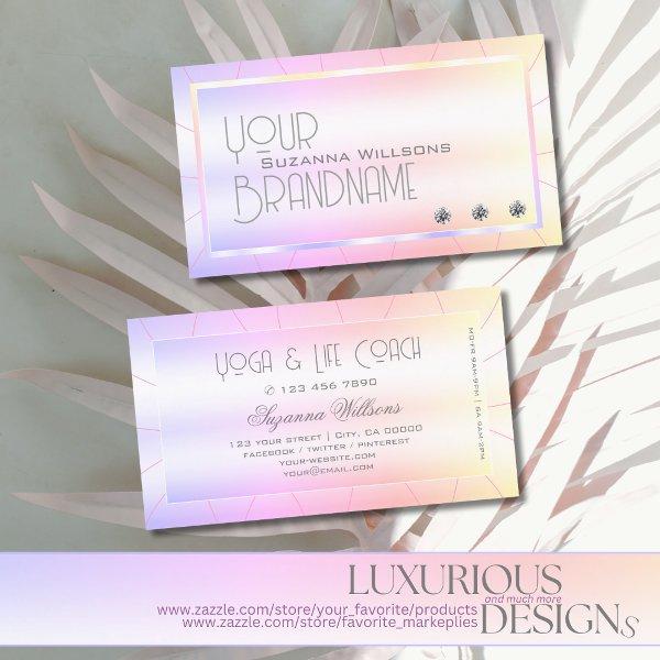 Pastel Colorful with Shimmery Diamonds Rainbow
