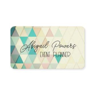 pastel colors geometric pattern