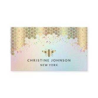 pastel colors honey bee design