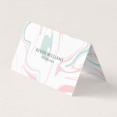 Pastel colors swirly marble