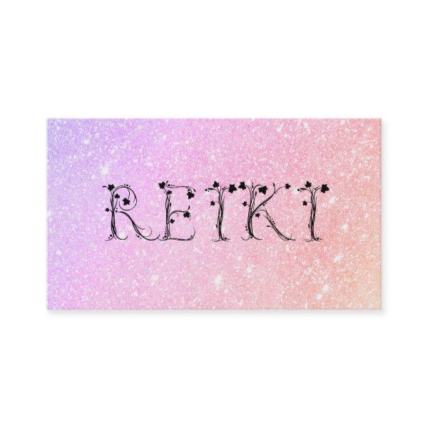 *~*  Pastel Glitter REIKI Ivy  Botanical Font