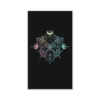 Pastel Goth Moon Gothic Wicca Crescent Butterfly