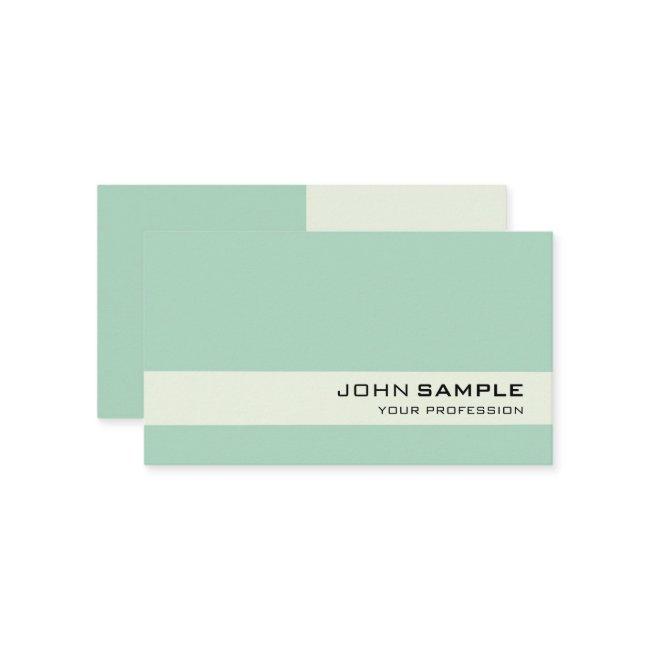 Pastel Green Elegant Modern Professional Simple