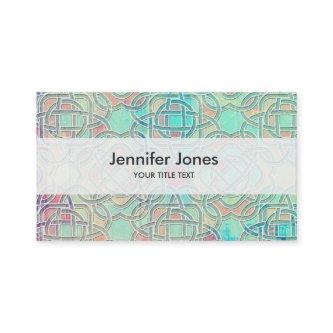 Pastel Infinite Celtic Knot Pattern
