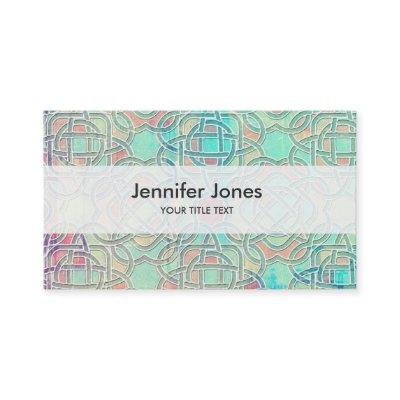 Pastel Infinite Celtic Knot Pattern