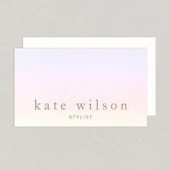 Pastel Ombre Rainbow  Leather Professional