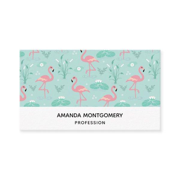 Pastel Pink Flamingos Pattern
