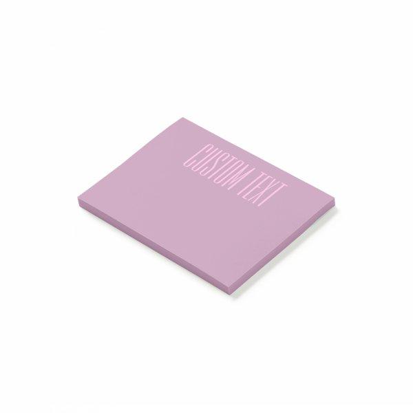 Pastel Purple & Light Pink | Modern Editable Text Post-it Notes