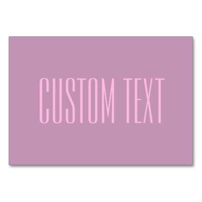 Pastel Purple & Light Pink | Modern Editable Text Table Number