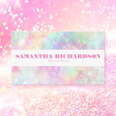 Pastel Rainbow Colorful Holographic Opal Crystal