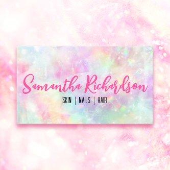 Pastel Rainbow Iridescent Holographic Opal Crystal