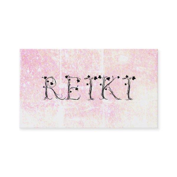 *~*  Pastel REIKI Ivy Typography Grunge Glitter