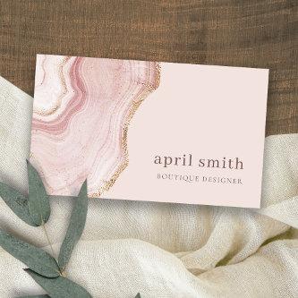 Pastel Soft Blush Rose Gold Agate Marble Texture