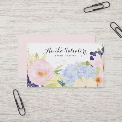 Pastel Spring Flowers Personalized