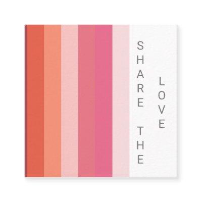 pastel stripes modern color block Loyalty Card