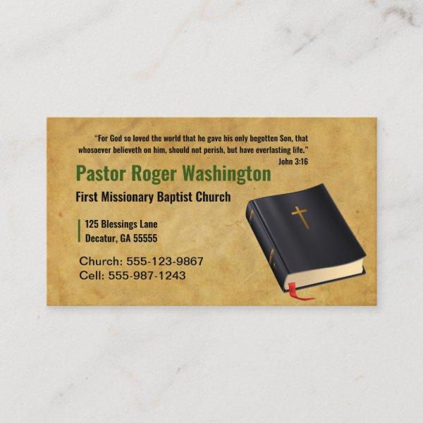 Pastor or Deacon Bible Church