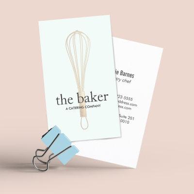 Pastry Chef Baker Whisk Logo Bakery Catering II