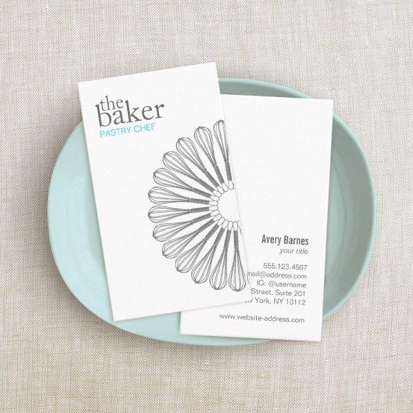 Pastry Chef Baking Whisk Modern Catering