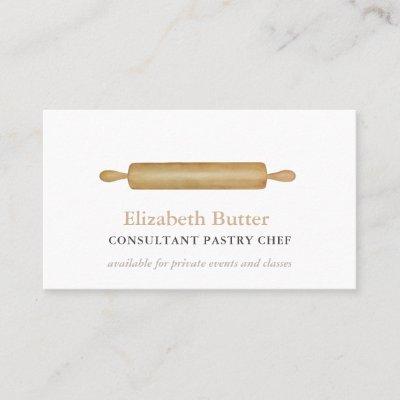 Pastry chef or private baking classes, rolling pin