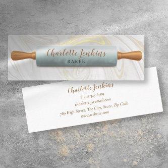 Patisserie Marble Swirls Rolling Pin Pastry Chef Mini