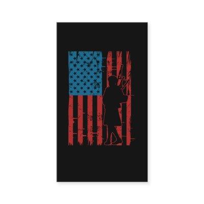 Patriotic Bagpiper American Flag Musician Bagpipe