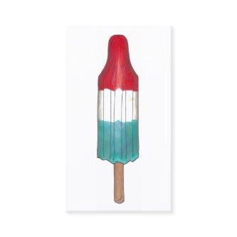 Patriotic Fireworks Rocket Pop Popsicle USA July 4