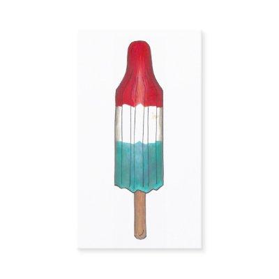 Patriotic Fireworks Rocket Pop Popsicle USA July 4