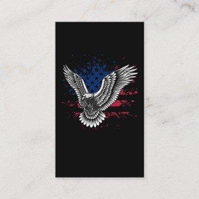 Patriotic Flying Bird American Flag Eagle