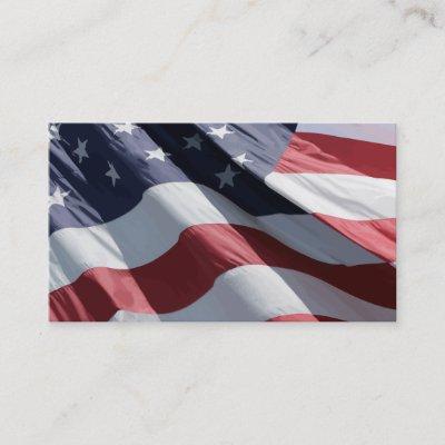 Patriotic Two Side Business  Card Design