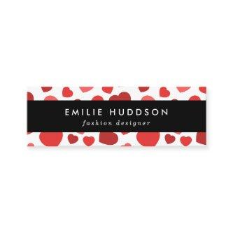Pattern Of Hearts, Red Hearts, Hearts Pattern Mini