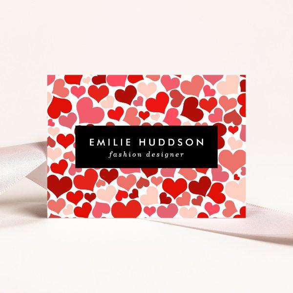 Pattern Of Hearts, Red Hearts, Love