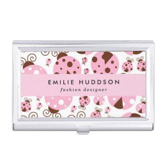 Pattern Of Ladybugs, Cute Ladybugs, Pink Ladybugs  Case